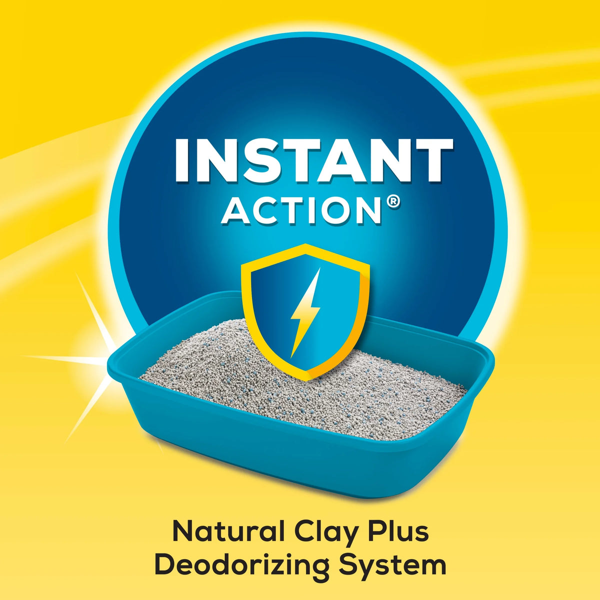 Purina  Instant Action Clumping Cat Litter, Floral Scent, 35 Lb Pail